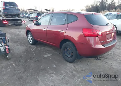 2010 Nissan Rogue S из США, поврежденный, VIN JN8AS5MV0AW126217